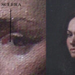 This is image is a detail taken from a figure painting I did many years ago while a student at the Florence Academy of Art. Here, I discuss how dark the actual “white” of the eyes (the sclera) are when compared to the surrounding values of the face. Studying anatomy does us no good as artists if we can’t relate what we are learning to what we see when we are confronted with the live model; regardless of the medium.
